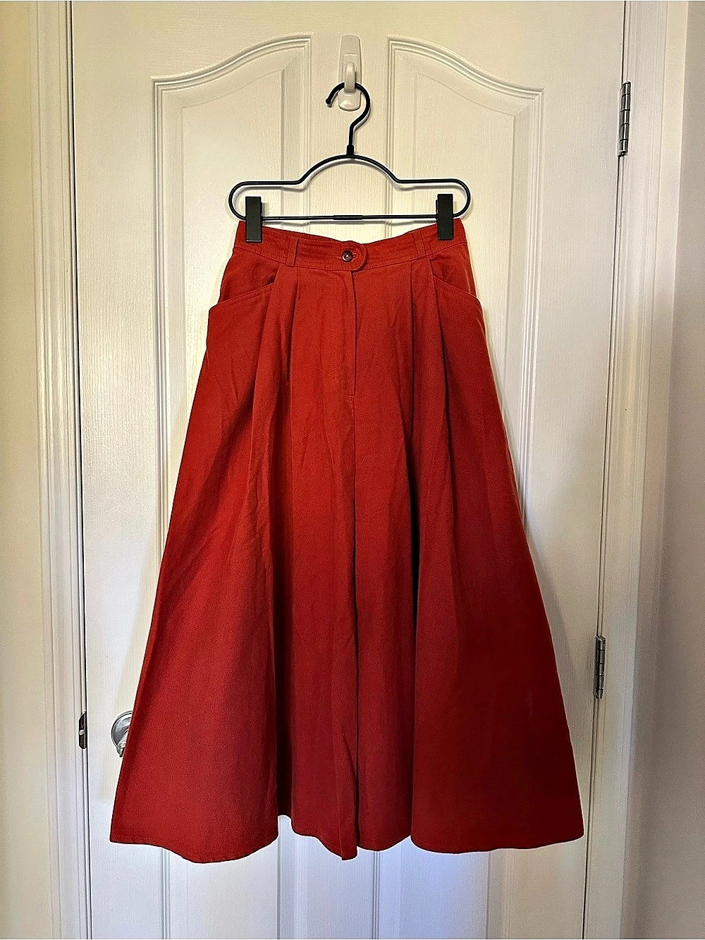Rust coloured Laura Ashley long skirt